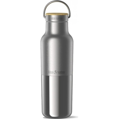 Klean Kanteen nerezová termoska Rise s bambusovým víčkem 473 ml