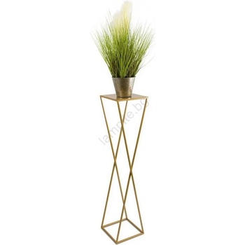 Image 1 of HowHomely Стойка за цветя 100x24 златист (DD0112)