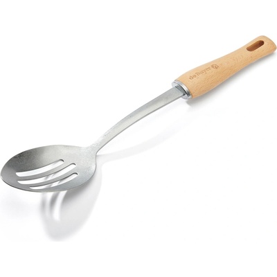 Děrovaná lžíce de Buyer B BOIS D.33,5cm