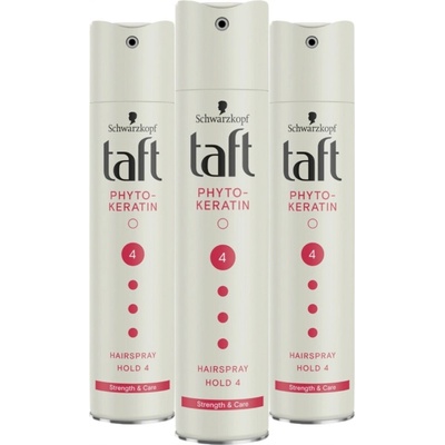 Taft Keratin Lak na vlasy 3x250ml