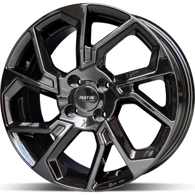 Platin P103 7x17 4x108 ET42 black | Zboží Auto