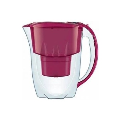 Aquaphor Amethyst 2.8L Filtering Pitcher with Counter + Aquaphor B25 Maxfor Plus Cartridge, Cherry