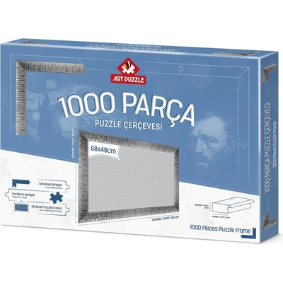 Art Puzzle Рамка за пъзел Art Puzzle - Сребриста, за 1000 части (14615)