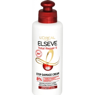 L'Oréal Elseve Total Repair 5 bezoplachový krém pre poškodené vlasy 200 ml