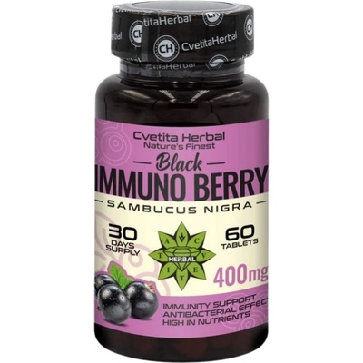 Cvetita Herbal Black Immuno Berry 400 mg [60 Таблетки]