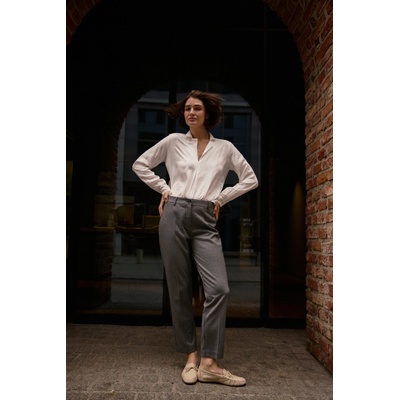 Moodo Гладка бяла вискозна риза Moodo Moodo | Byal | ЖЕНИ | XXL