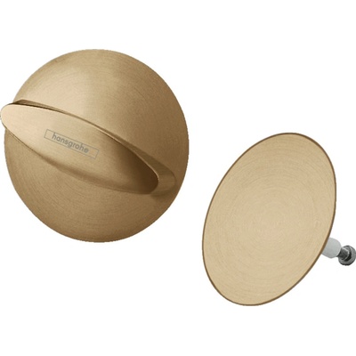 Hansgrohe Flexaplus - Vrchná sada odtokovej a prepadovej súpravy, kartáčovaný bronz 58185140