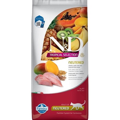 N&D TROPICAL SELECTION CAT Neutered Chicken 10 kg