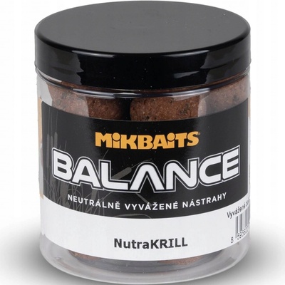 Mikbaits vyvážené boilies ManiaQ Balance 250 ml 24 mm NutraKRILL