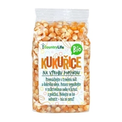 Country Life Kukuřice na výrobu popcornu Bio 200 g