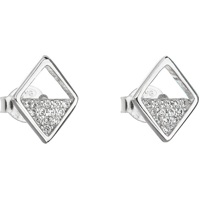 Pavona pecka se zirkonem bílý kosočtverec 11040.1