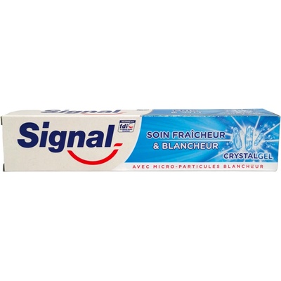 Signal паста за зъби, Crystal gel, Soin fraicheur, 75мл