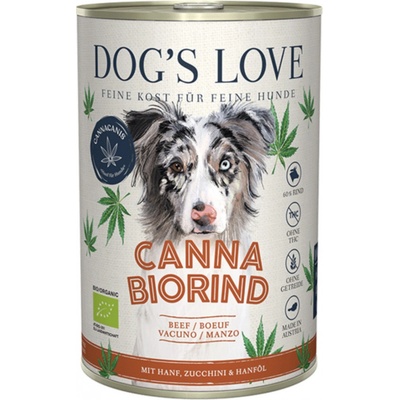 Dog's Love Canna Bio Adult Hovězí 400 g