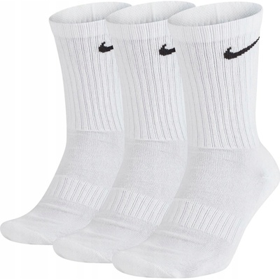Nike ponožky 3 páry 3PPK VALUE COTTON CREW SX4508 101 biele