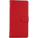 Pouzdro TopQ Xiaomi Redmi Note 9 Pro knížkové červené s přezkou