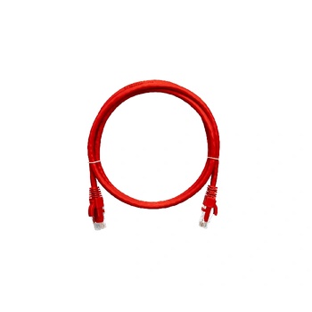 NIKOMAX CAT6A S-FTP Patch кабел 15m Червен, Мрежови кабели (NMC-PC4SA55B-150-RD)