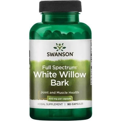 Swanson Full Spectrum White Willow Bark, 400 mg, 90 капсули, Swanson