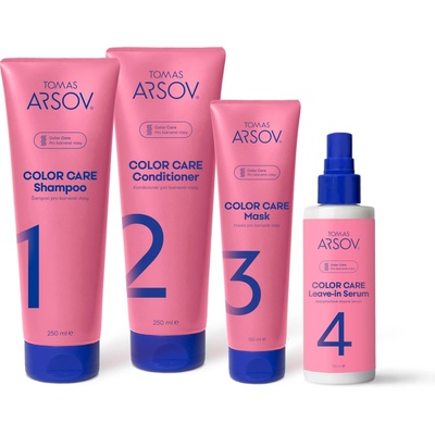 Tomas Arsov Color care šampon 250 ml + kondicionér 250 ml + maska 150 ml + bezoplachové sérum 150 ml