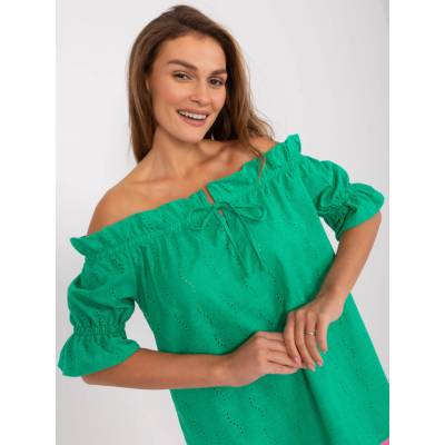 Blouse LK BZ 509355.68P green zelená