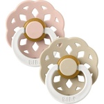 BIBS Светещи залъгалки Bibs - Boheme, Blush GLOW-Vanilla GLOW, 0-6 м, 2 броя (230123) - ozone