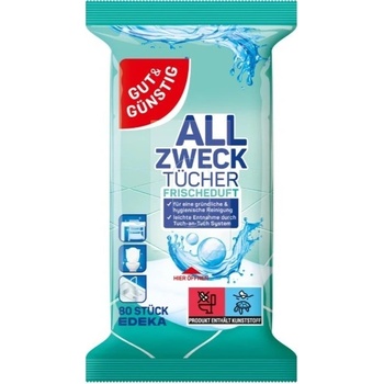 Gut & Günstig univerzální čistící ubrousky 80 ks s konvalinkovou vůní