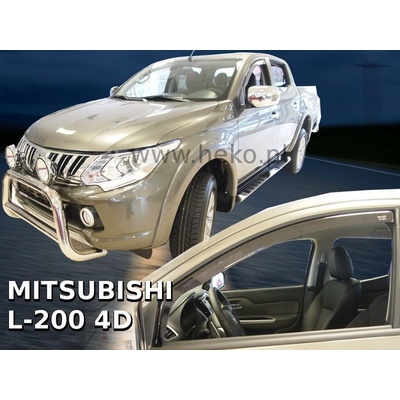 Deflektory Mitsubishi L-200, 2015 predné