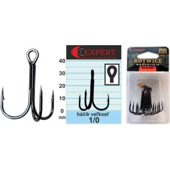 EXPERT plaváky trojháček s protihrotem 1215 černý vel.1 6 ks