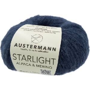 Austermann Starlight Alpaca & Merino 90362-5 Dark Blue Плетива прежда (90362-5)