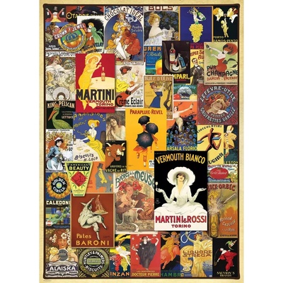 EuroGraphics Vintage Posters 1000 dílků