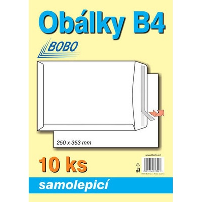 BOBO BLOK - Obálky B4 samolepicí (bal. 10ks)