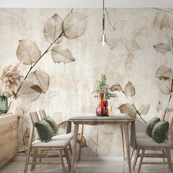Decono Фототапет Beige Leaves