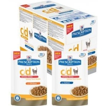 Hill's Prescription Diet C/D Urinary Stress Salmon 12 x 85 g
