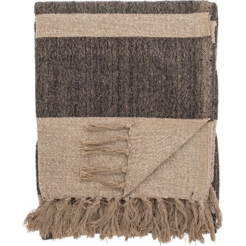 Bloomingville Одеяло Temi 130 x 160 см черно (82066423)