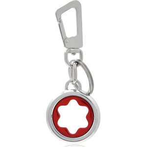 Mont Blanc MB128746 Keychain - Clear (Silver / Red)