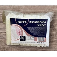 Nappy inkontinenčné vložky 30x10 cm 20 ks