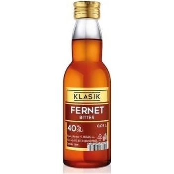 St. Nicolaus Klasik Fernet 40% 0,04 l (čistá fľaša)