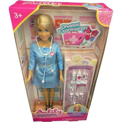 Anlily doktorka kĺbová blond 30cm
