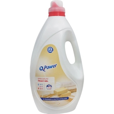 Q Power специален гел за пране 72PD Марсилски сапун