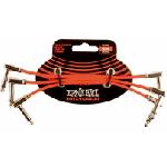 Ernie Ball Flat Ribbon Patch Cable 15 cm Ъглов - Ъглов Пач кабел (P06402)
