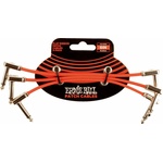 Ernie Ball Flat Ribbon Patch Cable Червен 15 cm Ъглов - Ъглов Пач кабел (P06402)