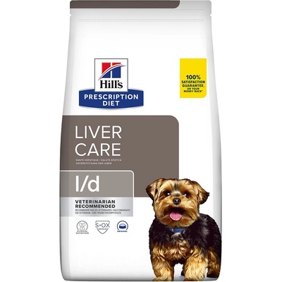 Hill's Prescription Diet L/D Starostlivosť o pečeň granule pre psov 1,5 kg