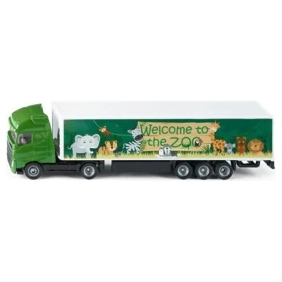 SIKU - Играчка товарен тир Truck and trailer (1627)