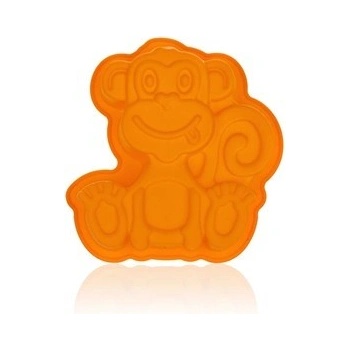 Banquet Silikonová forma opička 19,5x19,5x4,7cm Culinarie orange