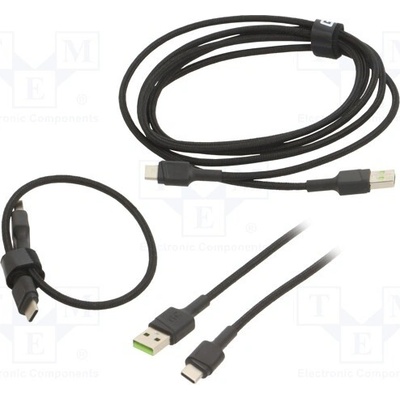 Green Cell KABGCSET01 USB 20, USB A vidlice,USB C vidlice