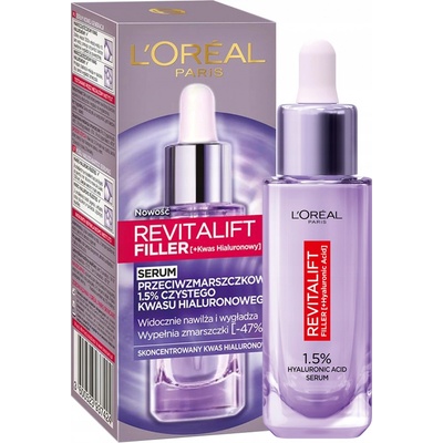  L'Oréal Revitalift Filler Sérum proti vráskám s 1,5% čisté kyseliny hyaluronové