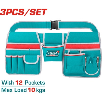 TOTAL Колан за инструменти с 12 джоба total (tl tht16p20325)