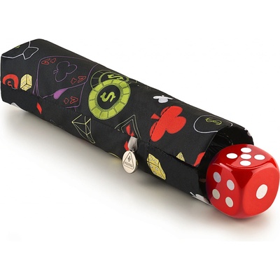 Fulton L926 Curio trippy casino deštník skládací šedý