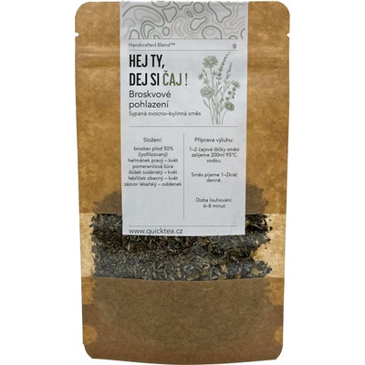 QuickTea Broskvové pohlazení ovocnobylinný čaj 500 g