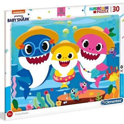 Clementoni Deskové Baby Shark 22109b 30 dílků