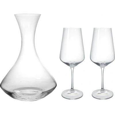 Orion KARAFA SKLO 1,5 L+SKLENICE 0,45 L 2 KS SANDRA